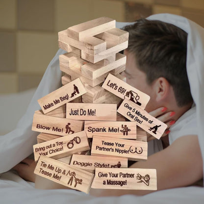 Block Tower Jenga Game Couple Dating Block Tower Jenga Game V1237-ZY-203-2194
