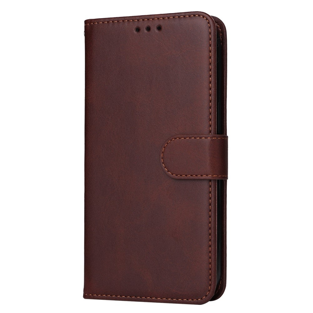 SKALO Samsung A55 5G PU Leather Wallet Case - Multiple Colors Brown Brown Brown V1237-ZY-203-2221