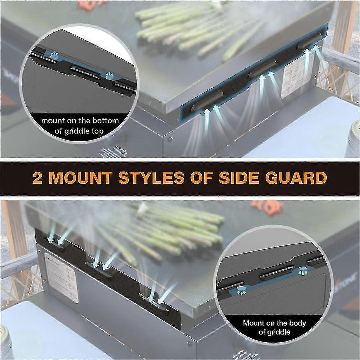 Magnetic Wind Shields for 36-inch Blackstone Grill, Stainless Steel Flame Shield, Grill Accessories - 36 Inch V1237-ZY-203-2255