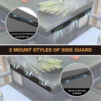 Magnetic Wind Shields for 36-inch Blackstone Grill, Stainless Steel Flame Shield, Grill Accessories - 36 Inch V1237-ZY-203-2255