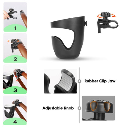 Boat Railing Cup Holder Universal Drink Holder 360 Degree Rotation Adjustable Clamp Boat Drink Holder V1237-ZY-203-2264