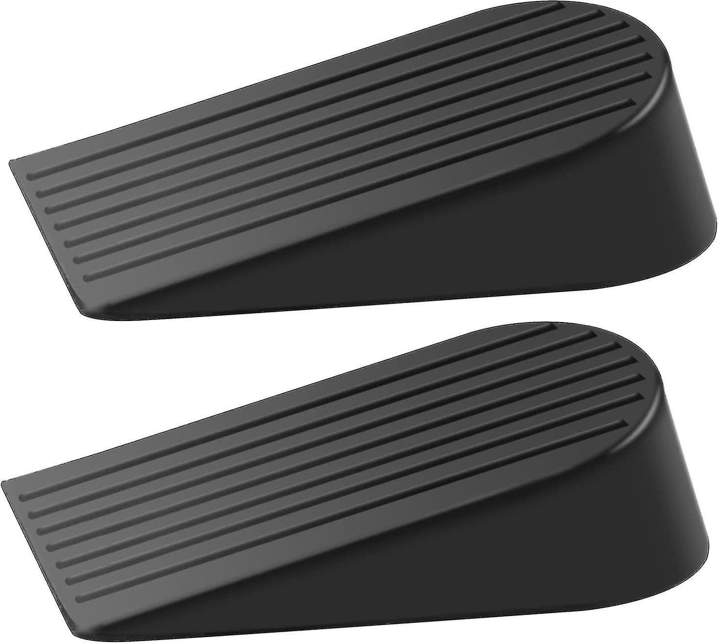 Door Stop, Extra Large Rubber Door Wedges Heavy Duty Black Door Stops Wedge V1237-ZY-203-2271