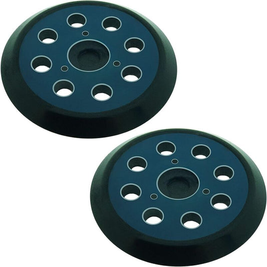 2-pack 125 mm 8-hole sanding discs for random orbital sander, compatible with Makita M9204 BO5030 BO5031 V1237-ZY-203-2280