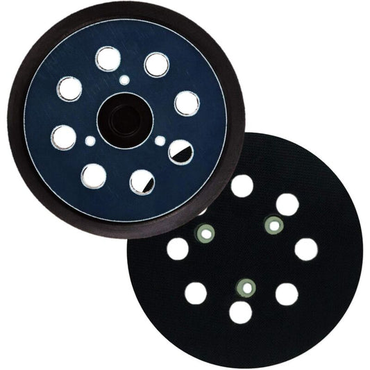 2-pack 125 mm 8-hole sanding discs for random orbital sander, compatible with Makita M9204 BO5030 BO5031 V1237-ZY-203-2280