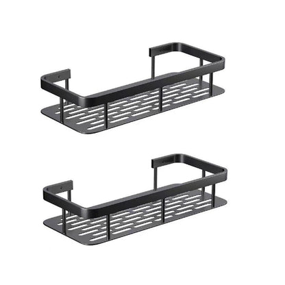 2pcs Bathroom Shelf No Drilling Wall Mount Corner Shelf Shower Storage Bracket Toilet Makeup Organization V1237-ZY-203-2301