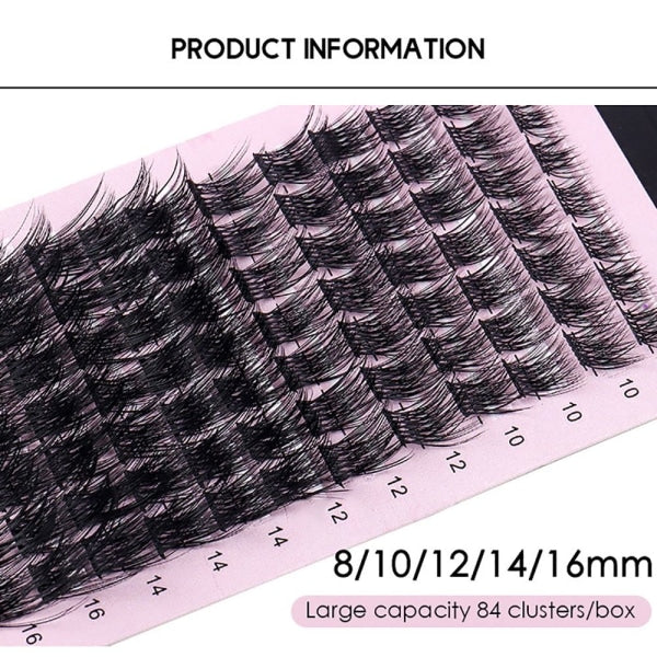 DIY Eyelash Extension Individual Cluster False Eyelashes Transplantation False V1237-ZY-203-2302