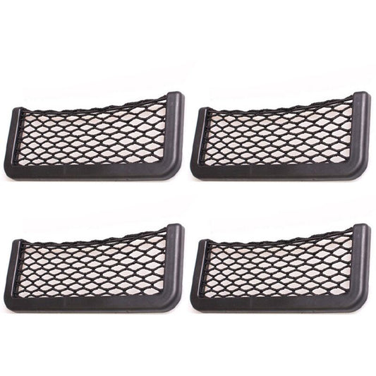 Car Phone Mesh Pocket, Use as Car Glasses Holder and Smartphone Holder or Organizer - Car Storage Net with V1237-ZY-203-2313