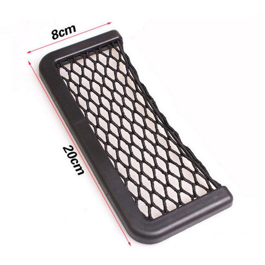 Car Phone Mesh Pocket, Use as Car Glasses Holder and Smartphone Holder or Organizer - Car Storage Net with V1237-ZY-203-2313