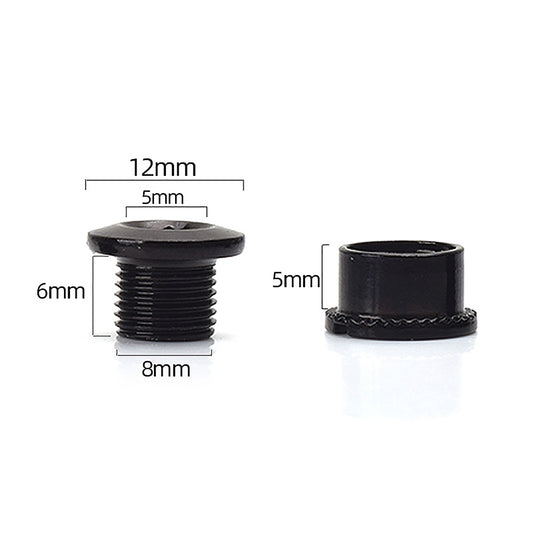 5-speed chainring mounting plate bolt nut chainring road bike parts black V1237-ZY-203-2327