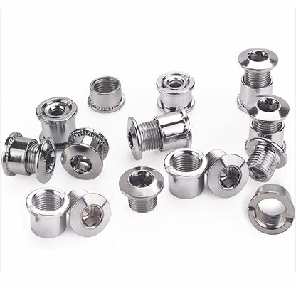 5-speed chainring mounting plate bolt nut chainring road bike parts black V1237-ZY-203-2327