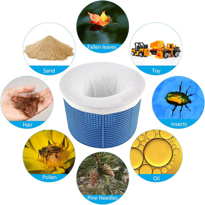 20 pcs Pool Skimmer Socks Pool Filter Sock for V1237-ZY-203-2344
