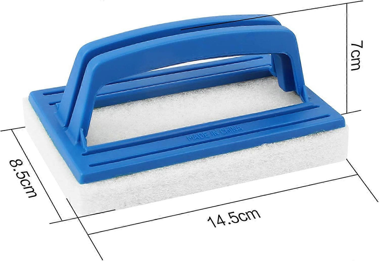 Pieces Pool Wall Brush, Sponge Pool Scrubbing Brush Soft Hot Tub Cleaning Brush Pool Sponge Cleaner with V1237-ZY-203-2345