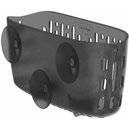 Kitchen Sponge Holder, Sink Organizer, 3x Strong Suction Cups or Transparent Gray Countertop V1237-ZY-203-2382