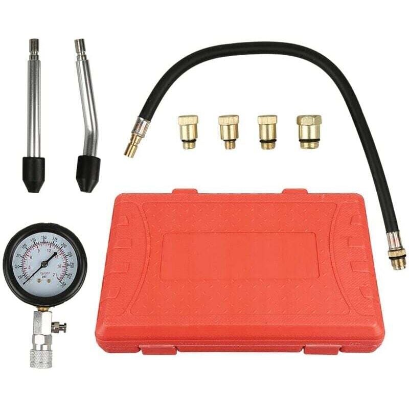 Compression Tester Kit for Vehicles, Compatible with Motorcycle, Car, Outboard, Chainsaw, Snowmobile, V1237-ZY-203-2401