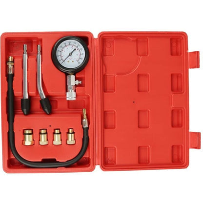 Compression Tester Kit for Vehicles, Compatible with Motorcycle, Car, Outboard, Chainsaw, Snowmobile, V1237-ZY-203-2401