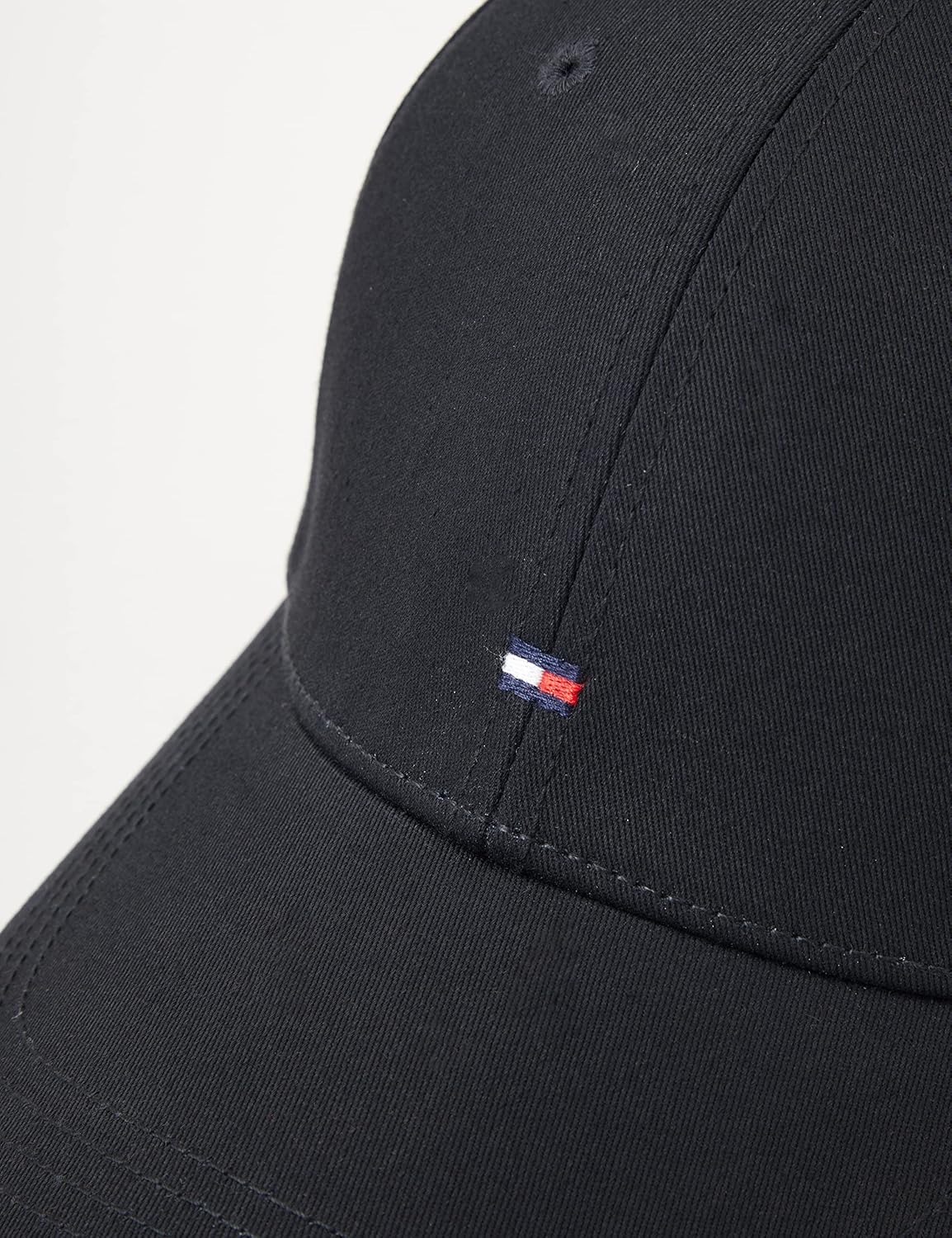 Black baseball cap for men, classic BB cap black V1237-ZY-203-2413