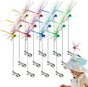 12pcs Artificial Dragonfly Clips for Outdoor Use 3D Dragonfly Decor Gardening, 3D Dragonfly Garden Decorative V1237-ZY-203-2423
