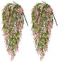 Artificial Plant 2 pcs UV Resistant Artificial Hanging Plants V1237-ZY-203-2435