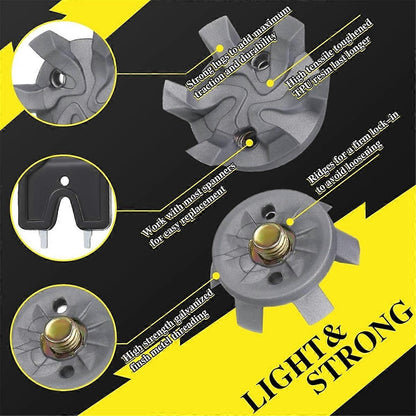 Golf Spikes Set Includes 30 Pcs Golf Studs Replacement Golf Studs Spanner Metal Thread Screw 6mm Dia Golf V1237-ZY-203-2458