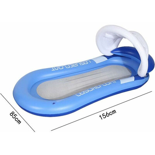 Air Mattress Inflatable Pool Water Hammock Water Toys Summer Pool Toys Blue 160 90cm, GUA.B/bon V1237-ZY-203-2470