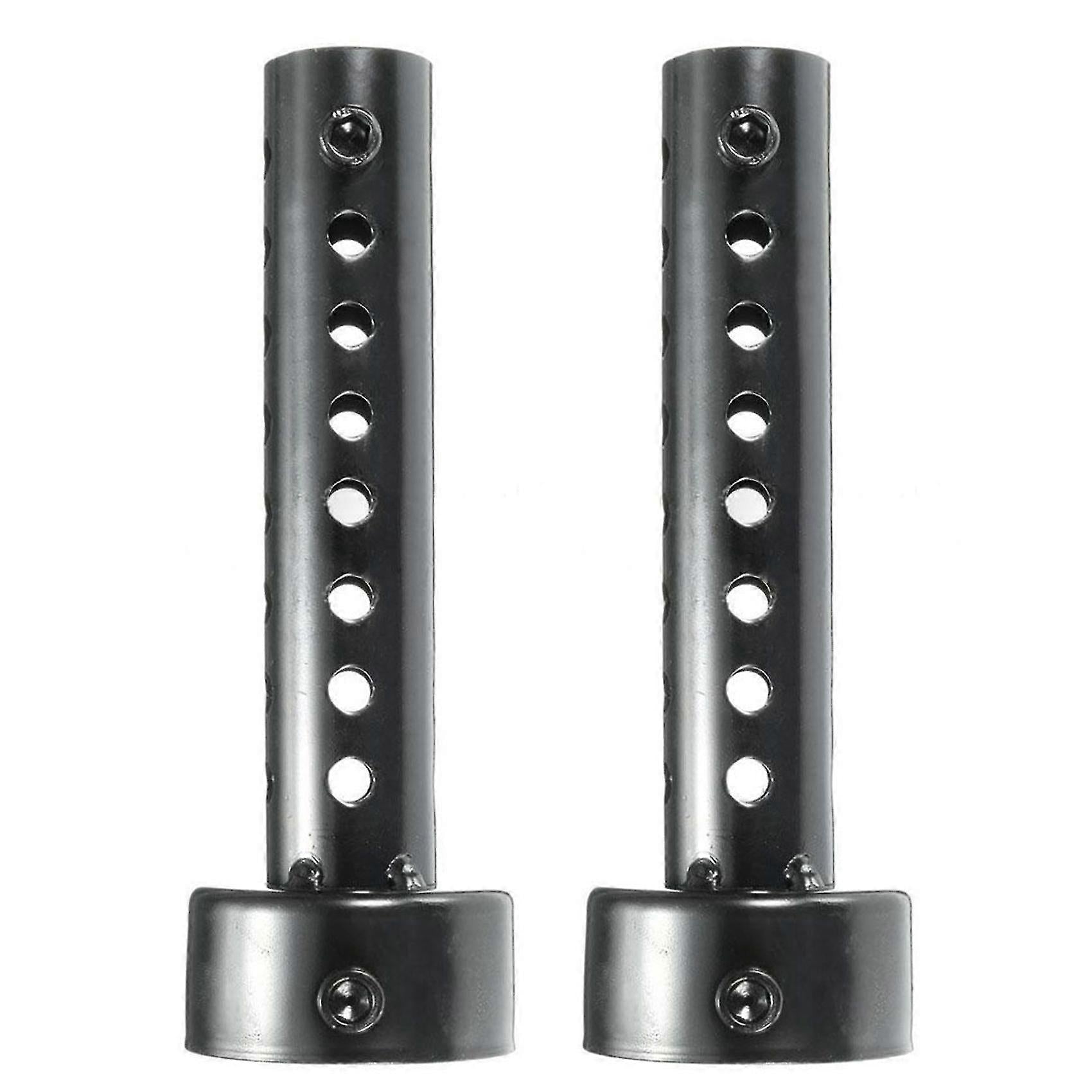 2x Universal Motorcycle Exhaust Pipe Silencer Db Killer 48mm Black V1237-ZY-203-2523