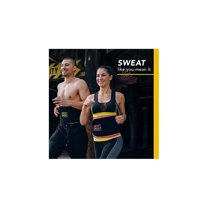 Sweat Belt Burn Belt Fitness Cardio Black XL V1237-ZY-203-2546