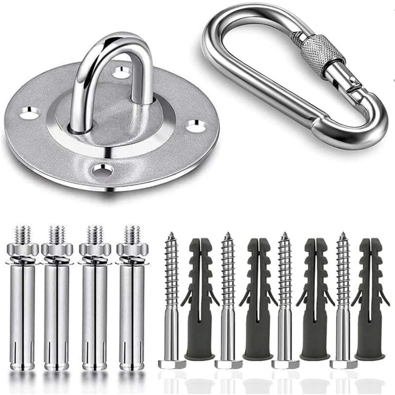 Stainless Steel Ceiling Mount, 500kg Capacity, 180 degrees Rotation, Suspension V1237-ZY-203-2564