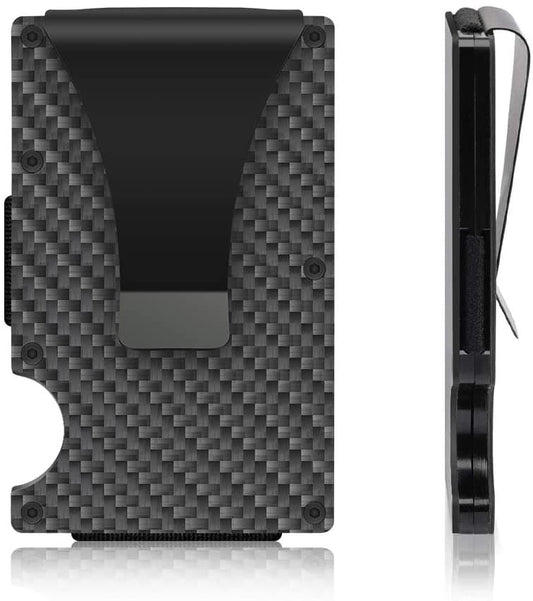 Best selling product!!! Carbon fiber RFID Card holder Black - Christmas gift One size V1237-ZY-203-2583