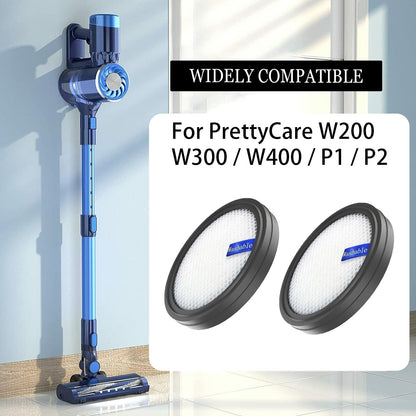 Replacement Filter for PrettyCare W200/W300/W400/P1/P2 Vacuum Cleaner, Washable. V1237-ZY-203-2591