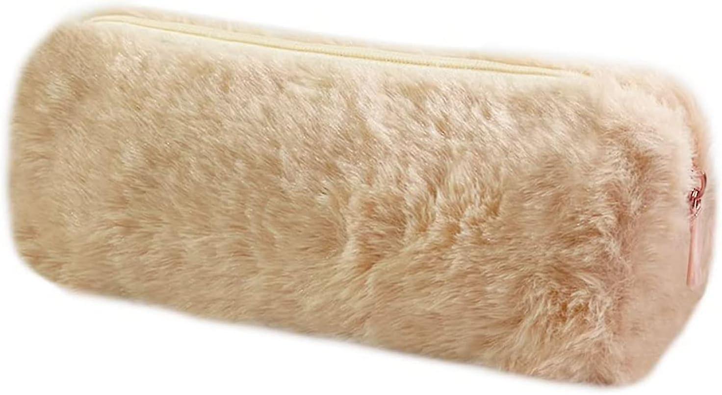 Plush Pencil Case, Fuzzy Pencil Bag Fluffy Makeup Bag Cute Pencil Case For Students Paper Protector For V1237-ZY-203-2607