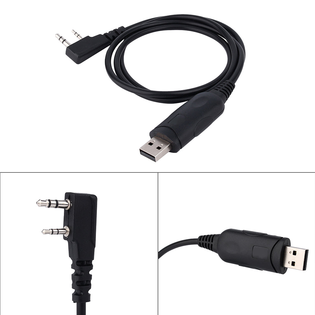 USB Programming Cable UV 5R Cable Radio Walkie Talkie for BaoFeng Wanhua Kenwood V1237-ZY-203-2613