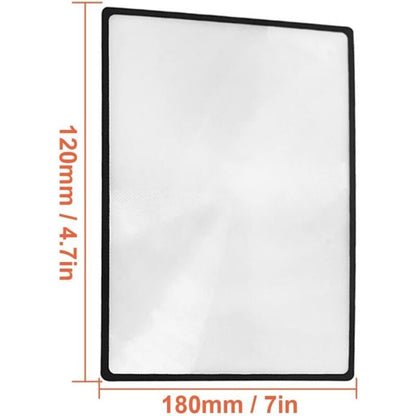 3X (300%) Fresnel Magnifying Glass Sheet - 3 Pieces, 4.70 V1237-ZY-203-2620
