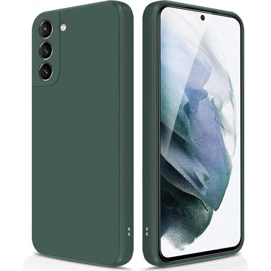 Samsung S23 Rubberized Matte Green Case Camera Protection Liquid - Green V1237-ZY-203-2656