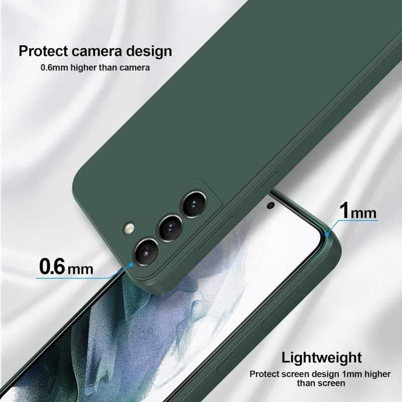 Samsung S23 Rubberized Matte Green Case Camera Protection Liquid - Green V1237-ZY-203-2656