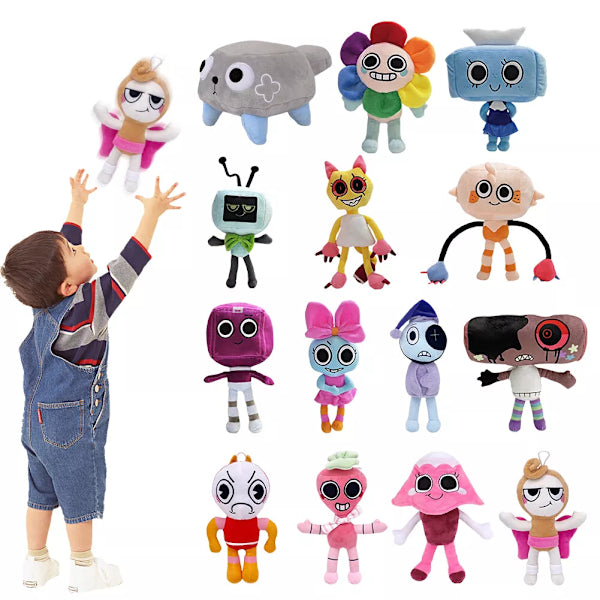 Pebble Plush Toy Dandys World, Soft Stuffed Animal Gift for Children, A1 Size V1237-ZY-203-2670