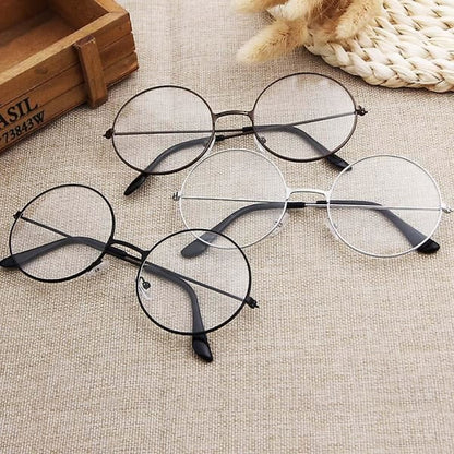 Harry Potter Vintage Round Glasses Frames, Black V1237-ZY-203-2676