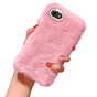 iPhone 7/8/SE (2020) & (2022) - Case/Mobile Case - Fluffy Fur Pink V1237-ZY-203-2677
