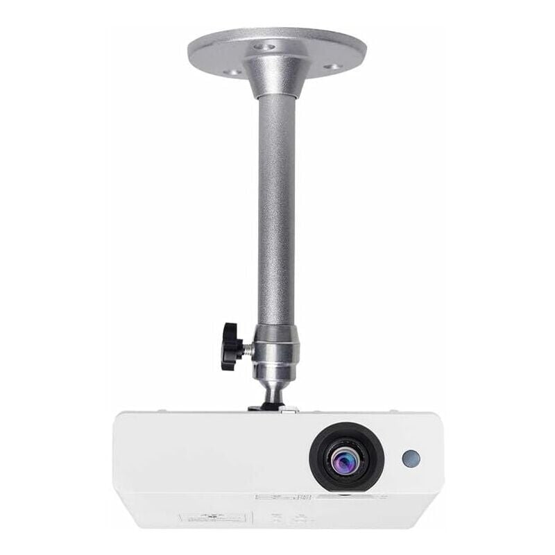 Projector Ceiling Mount, 3kg Load Capacity, 360 degrees Rotation, 90 degrees Tilt Angle, Ceiling and Wall V1237-ZY-203-2679