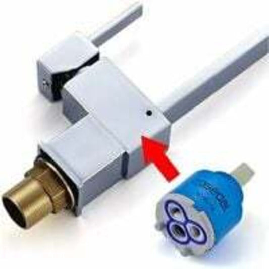 Ceramic Faucet Insert for Mixer Valve Replacement 35MM, DEBUNS V1237-ZY-203-2681