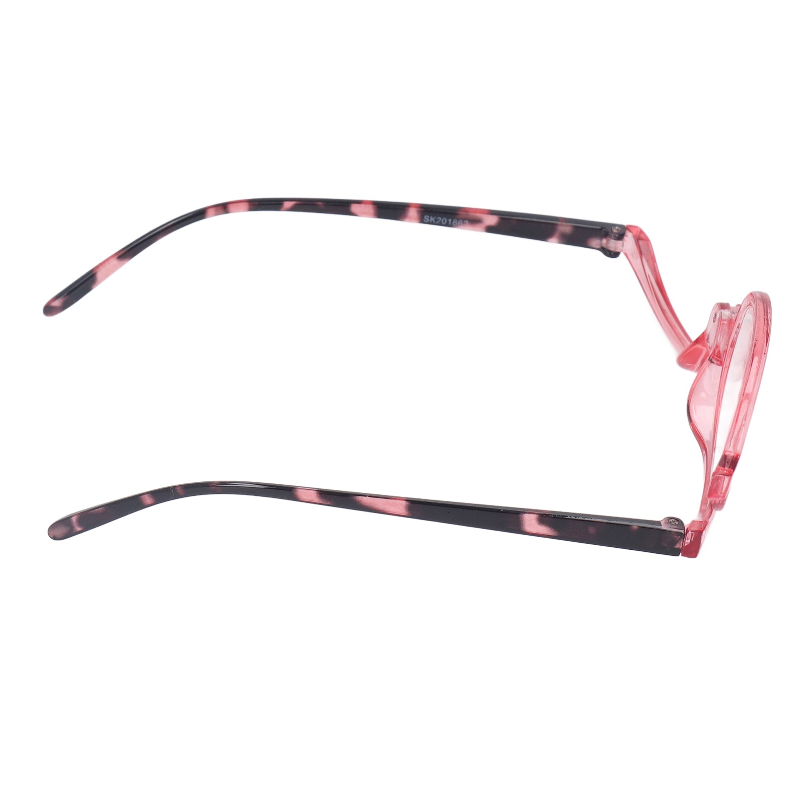 Makeup Glasses Lightweight Foldable Rotating Single Lens Women Magnifying Cosmetic Glasses, Pink, +3.00 V1237-ZY-203-2697