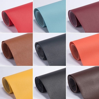 Self-Adhesive Leather Fix Repair Patch Stick Sofa Repairing Sub - Perfect Red 35*137CM V1237-ZY-203-2708