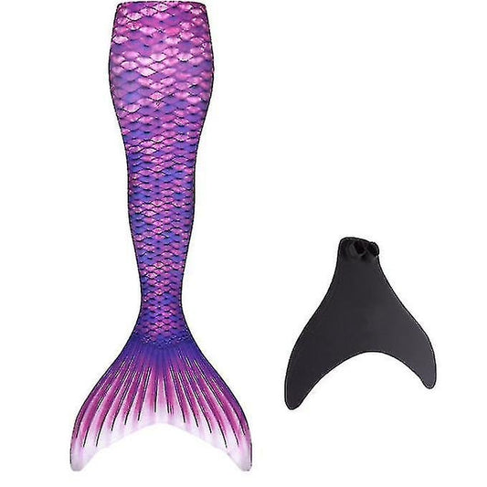 Children's Durable Mermaid Tail for Swimming, Monofin Included - Perfect Purple Adult XL V1237-ZY-203-2746