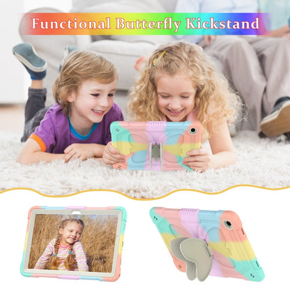 Butterfly Shockproof Hybrid Case Compatible with Samsung Galaxy Tab A9 Plus 463 V1237-ZY-203-2753