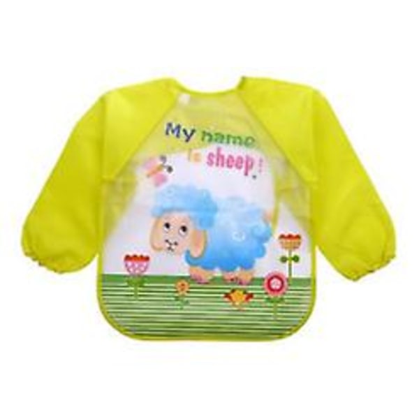 pcs bibs with sleeves, waterproof long sleeve bibs, unisex, for toddlers V1237-ZY-203-2769
