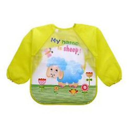 pcs bibs with sleeves, waterproof long sleeve bibs, unisex, for toddlers V1237-ZY-203-2769