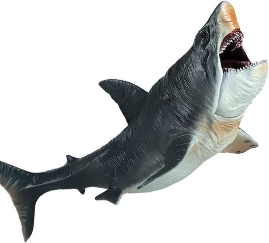 Large Megalodon Shark Toy, Plastic Sea Animal Figure, Realistic Sea Monster Toy Figure V1237-ZY-203-2797