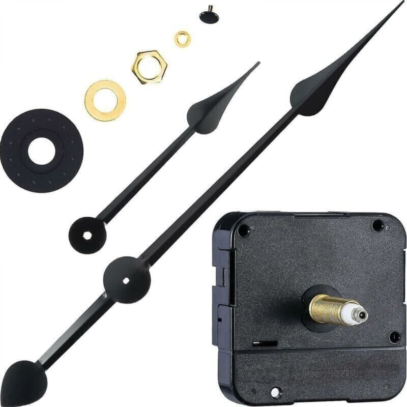 High Torque Clock Motor, Long Shaft and 7-Inch Spade Hands V1237-ZY-203-2807