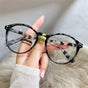 Brown Black Leopard Print Anti Blue Light Glasses Women Men Computer Glasses leopard print V1237-ZY-203-2821