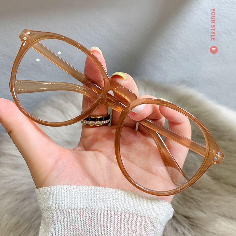 Brown Black Leopard Print Anti Blue Light Glasses Women Men Computer Glasses leopard print V1237-ZY-203-2821