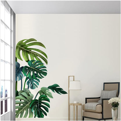 Green Plant Wall Sticker Tropical Wall Sticker, Plant Stickers, DIY V1237-ZY-203-2835